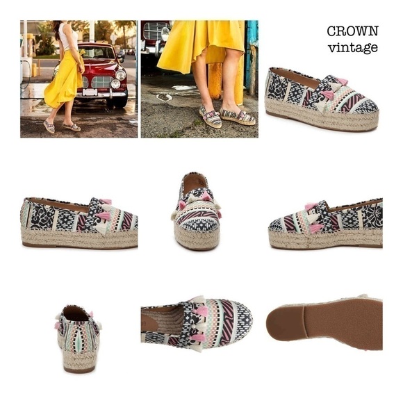 Like NEW CROWN vintage Kalani Flatform Slip-On - Picture 1 of 8